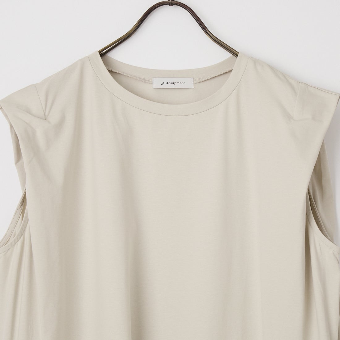 Jf Ready Made [ジェイエフレディメイド] 肩タックノースリーブワンピース [3212106] 810 Lｸﾞﾚｲ