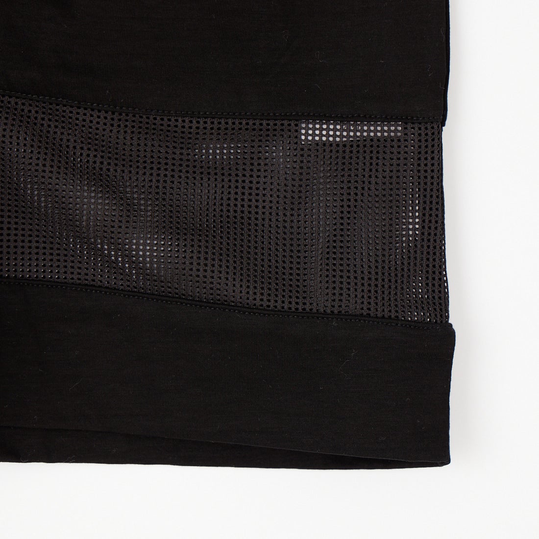 Jf Ready Made [ジェイエフレディメイド] シルケット天竺メッシュTシャツ [3212102] 801 ﾌﾞﾗｯｸ