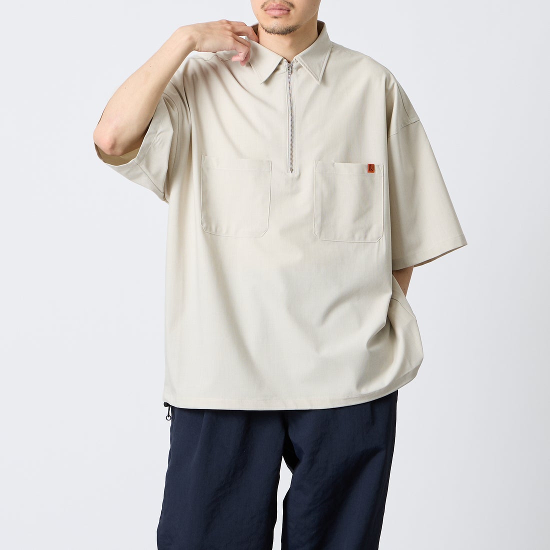 BEIGE&&モデル身長：168cm 着用サイズ：L&&