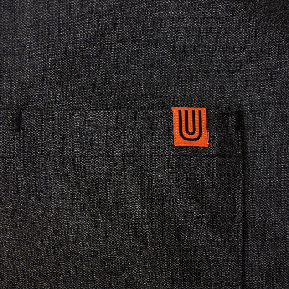 UNIVERSAL OVERALL [ユニバーサルオーバーオール] 別注 ハーフジップシャツ [U2611120IN-JF] CHARCOAL