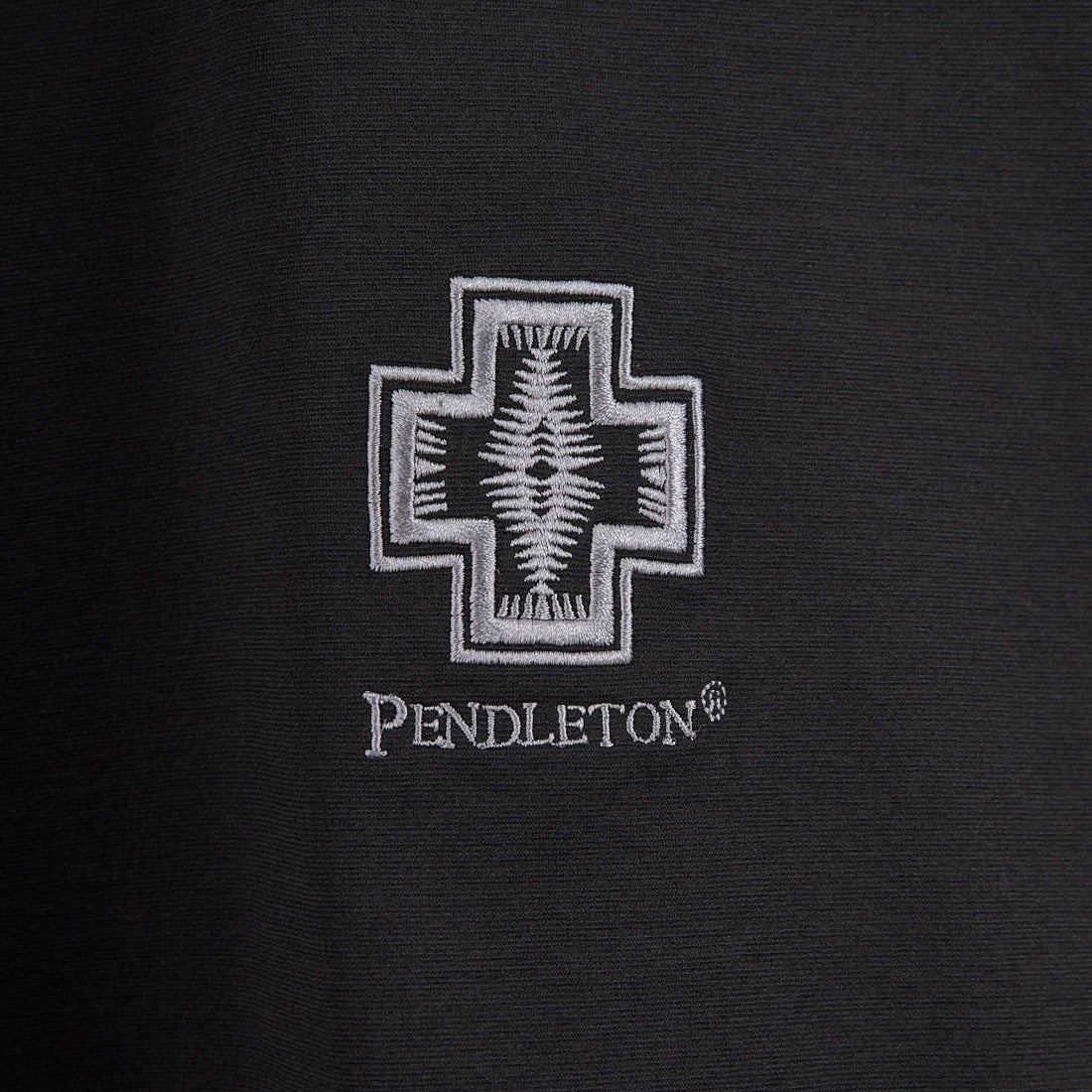 PENDLETON [ペンドルトン] 別注 ドローコード付き ヒストリーロゴ バックプリントTシャツ [6275-4208-JF] BLACK