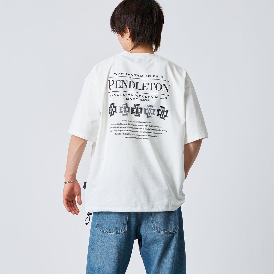 WHITE&&モデル身長：177cm 着用サイズ：XL&&