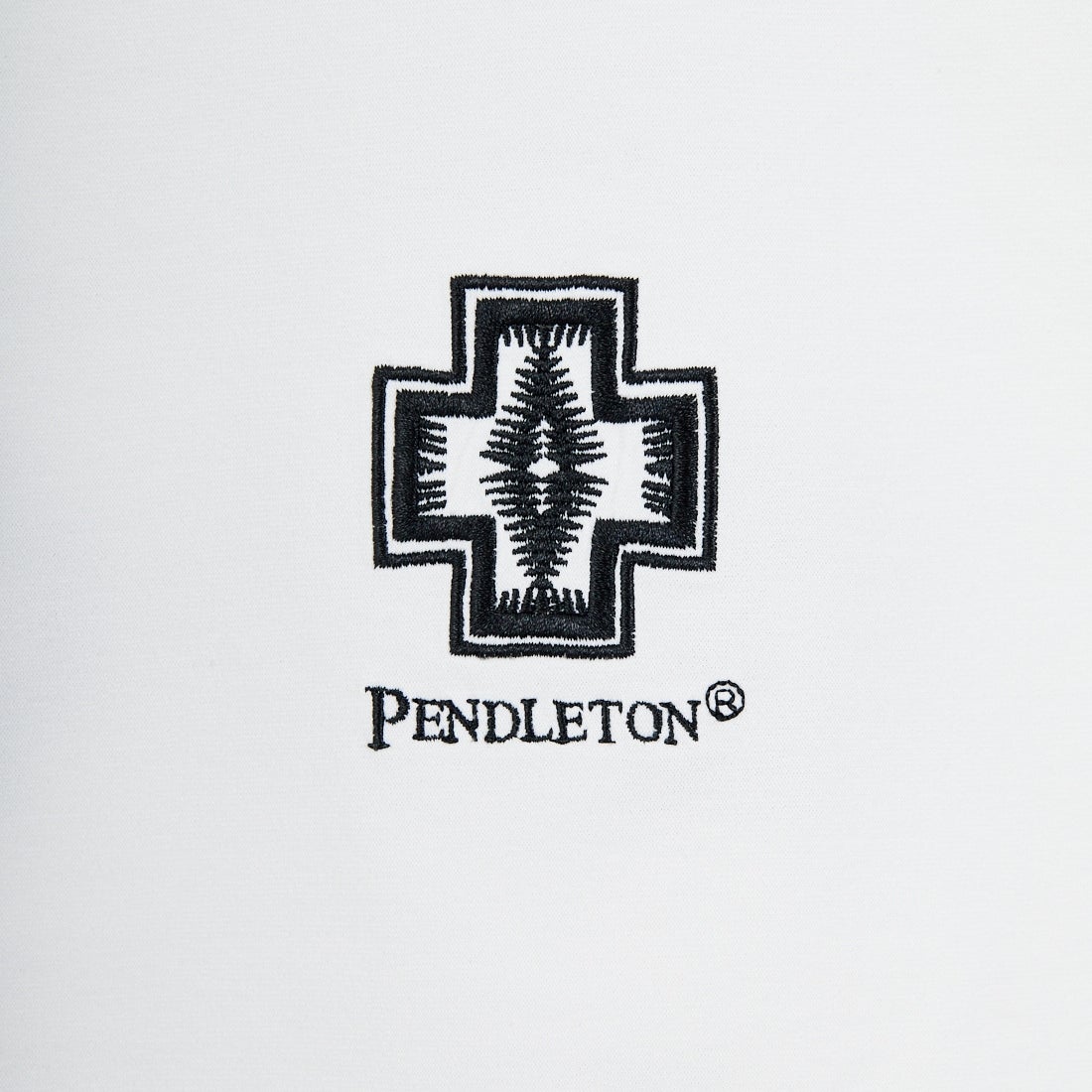 PENDLETON [ペンドルトン] 別注 ドローコード付き ヒストリーロゴ バックプリントTシャツ [6275-4208-JF] WHITE