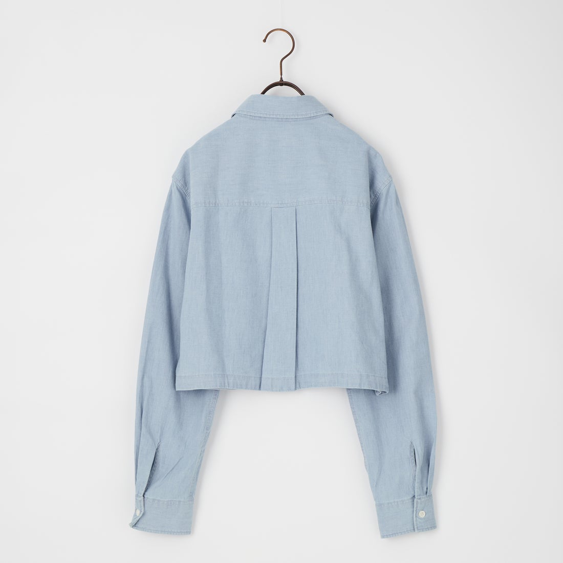 メゾンキツネ コットンビッグシルエットシャツ MAISON KITSUNE [メゾン キツネ] ベイビー フォックス クロップド