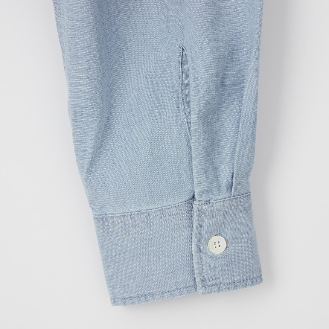 MAISON KITSUNE [メゾン キツネ] ベイビー フォックス クロップド シャツ [QW00402WC5006] 0434 PURE