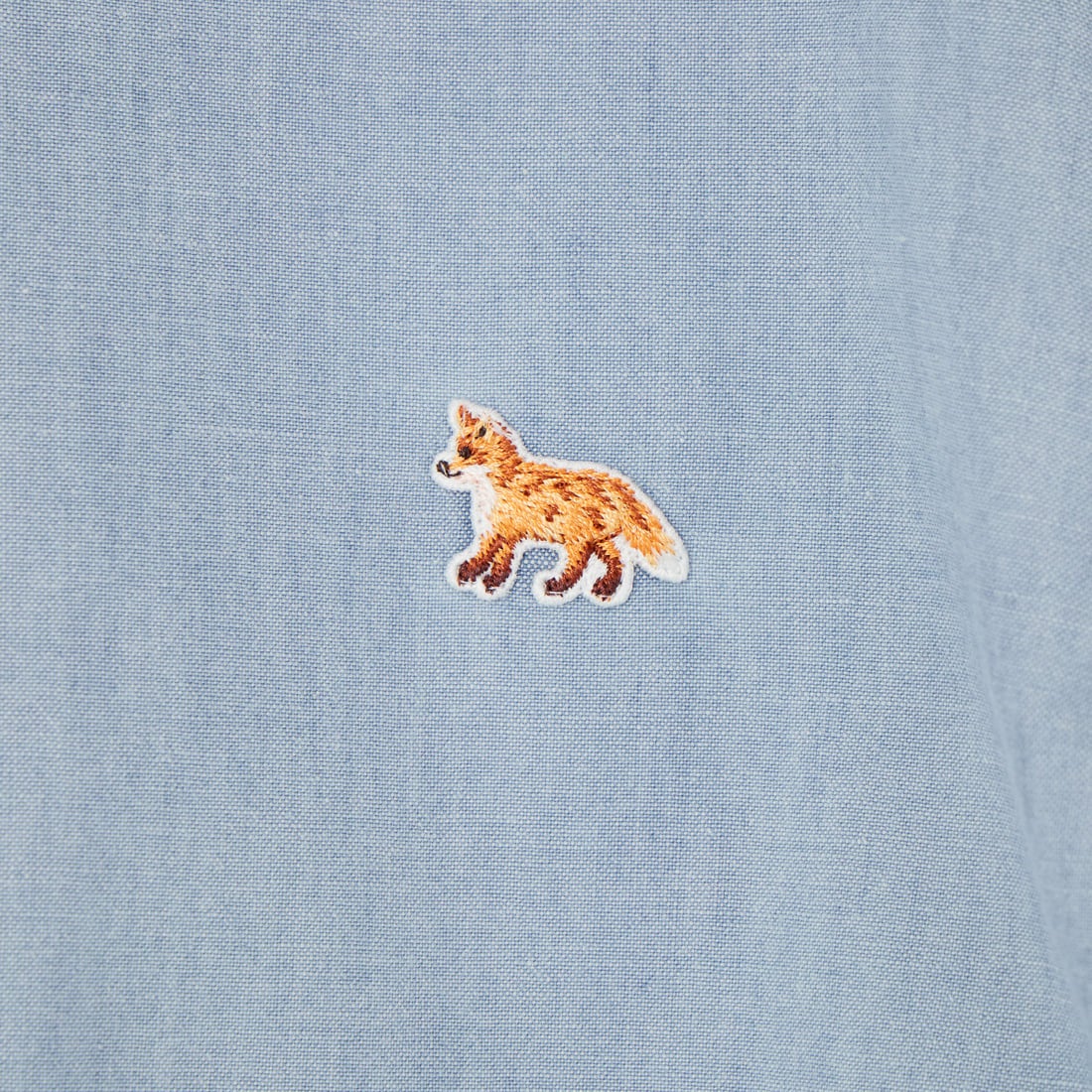 MAISON KITSUNE [メゾン キツネ] ベイビー フォックス クロップド シャツ [QW00402WC5006] 0434 PURE