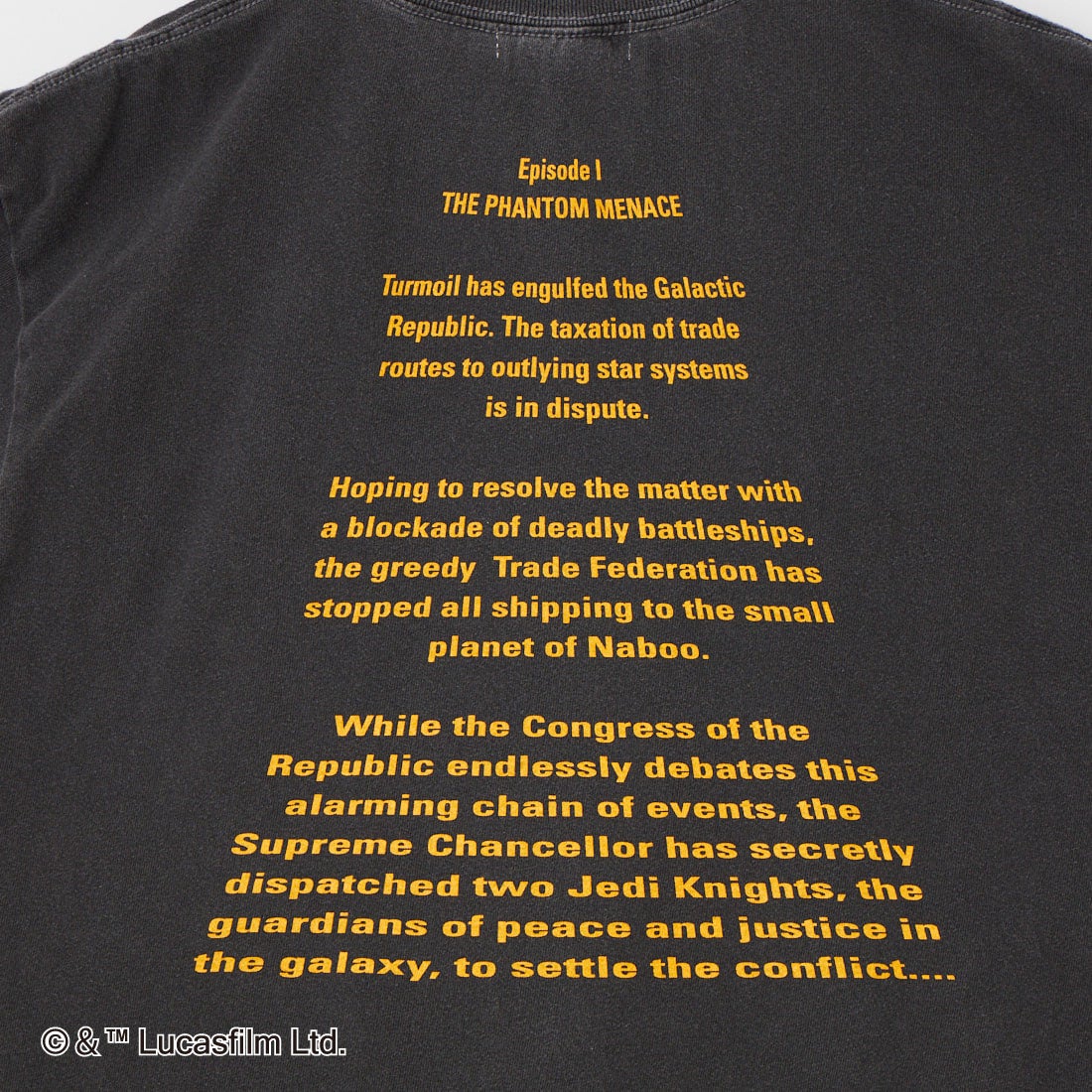 GOOD ROCK SPEED [グッドロックスピード] 別注 / STAR WARS / プリントTシャツ [INTN-072-JF] CHARCOAL