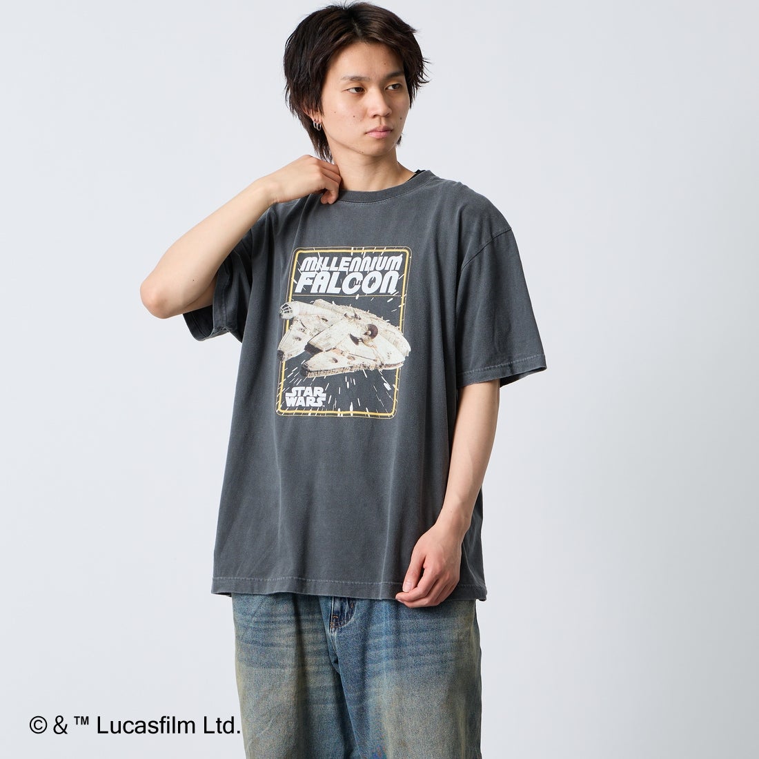 CHARCOAL&&モデル身長：177cm 着用サイズ：XL&&