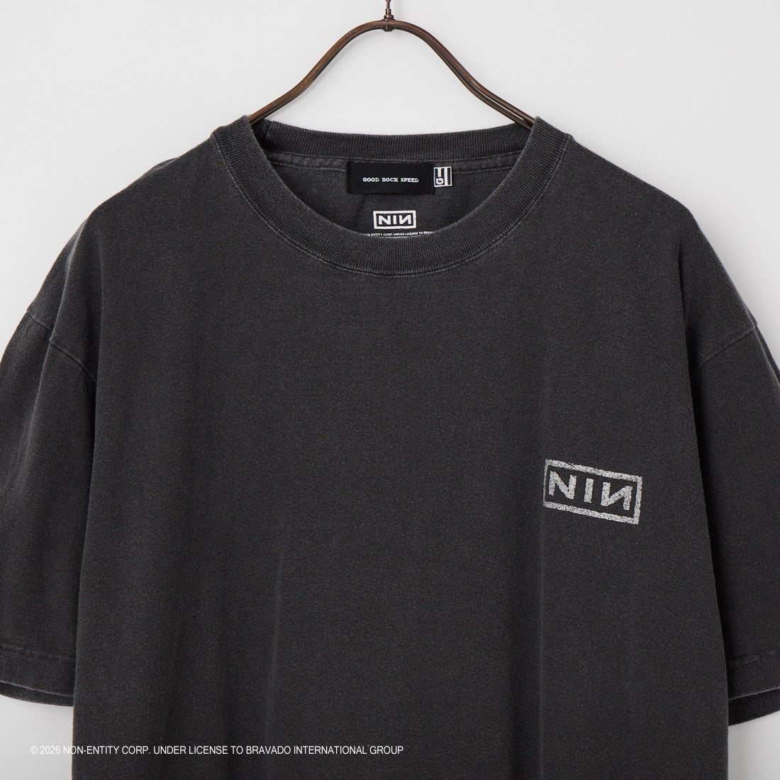 GOOD ROCK SPEED [グッドロックスピード] The Downward Spiral Tシャツ [26NIN003W] CHARCOAL