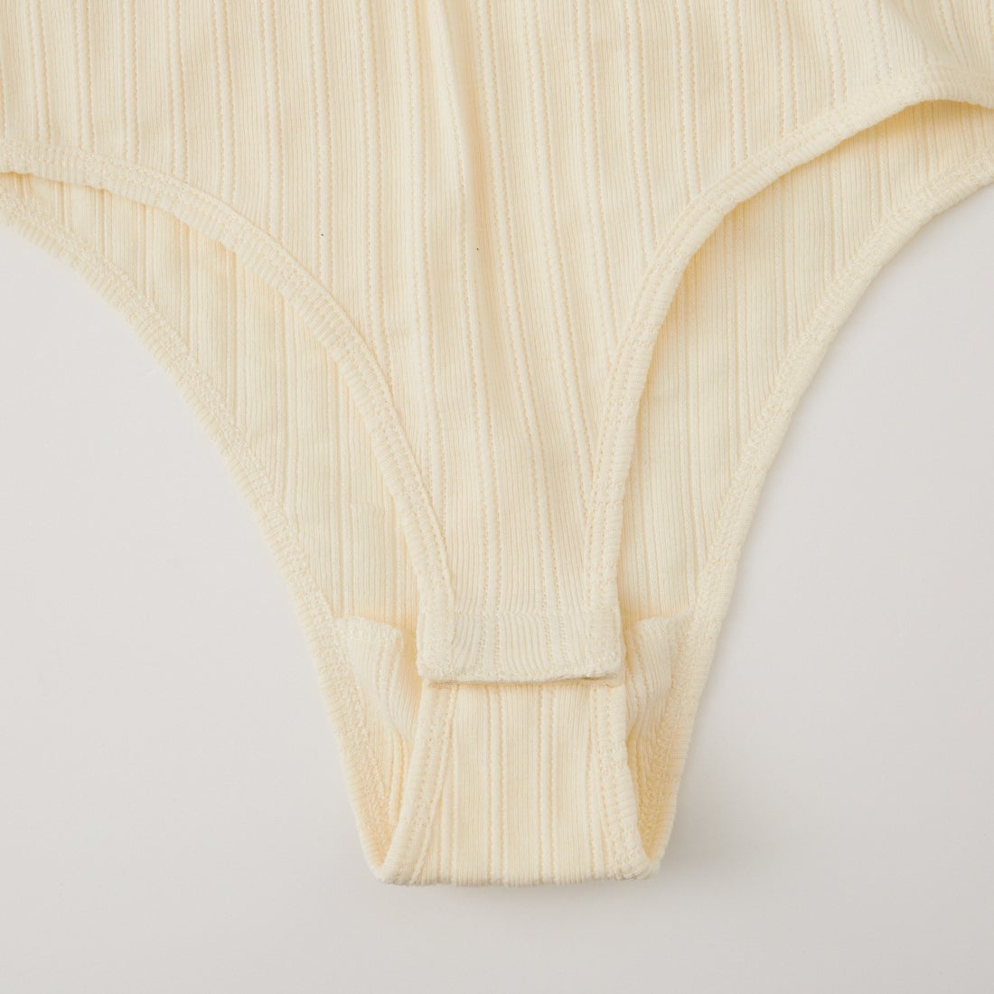 Health knit [ヘルスニット] ジャガードリブ ボディスーツ [HR26S-L308] 61 IVORY