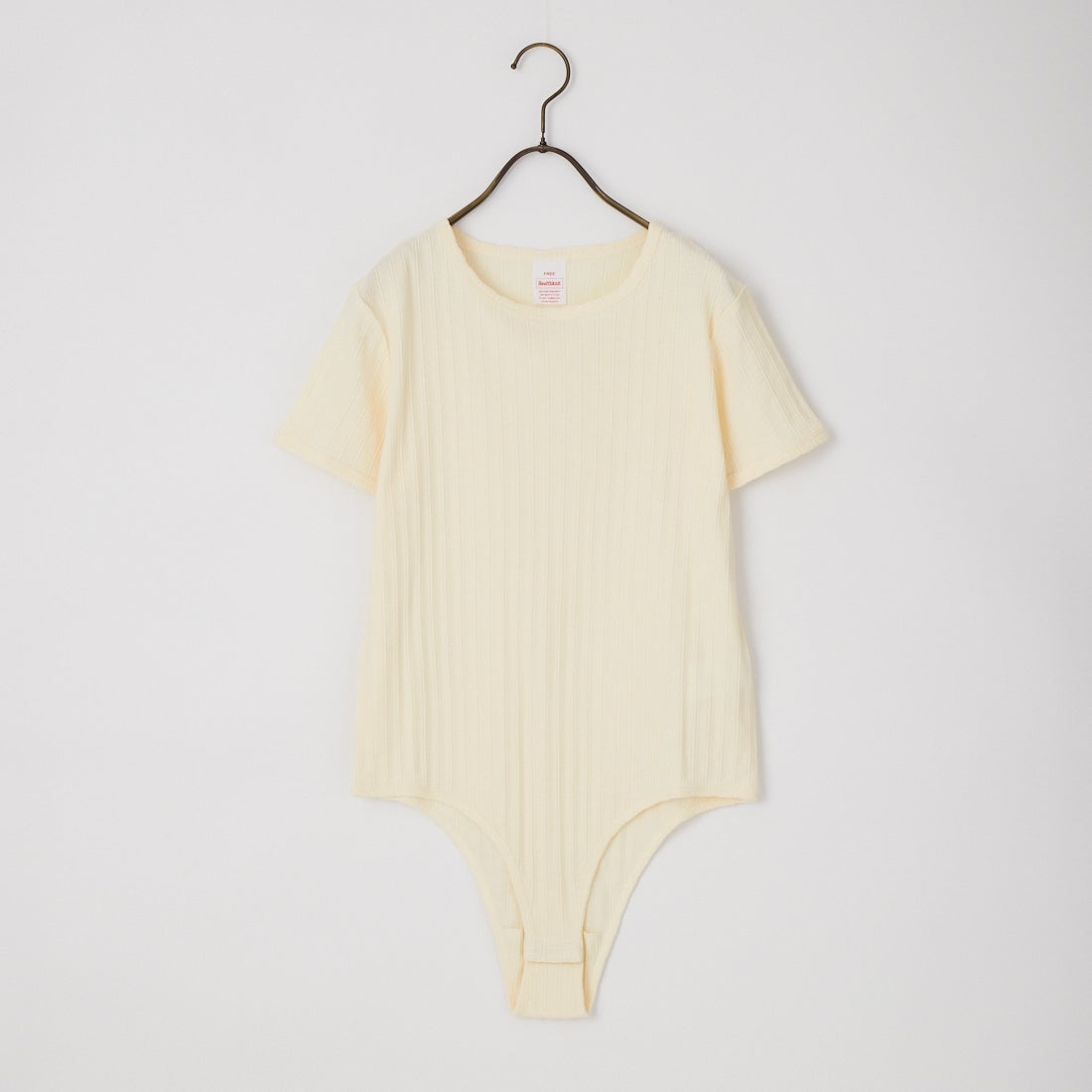 Health knit [ヘルスニット] ジャガードリブ ボディスーツ [HR26S-L308] 61 IVORY