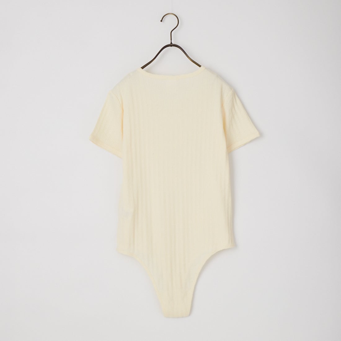 Health knit [ヘルスニット] ジャガードリブ ボディスーツ [HR26S-L308] 61 IVORY