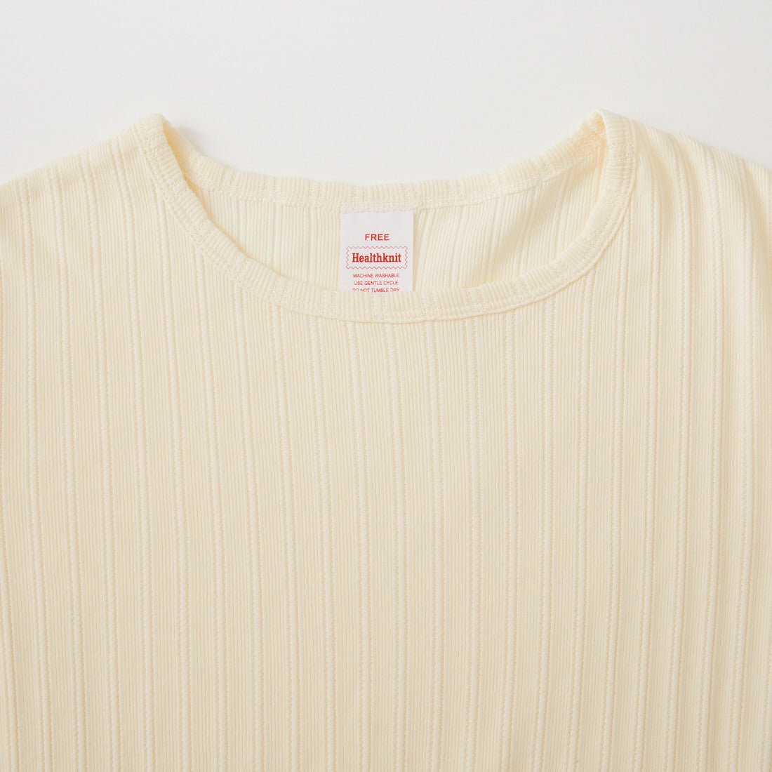 Health knit [ヘルスニット] ジャガードリブ ボディスーツ [HR26S-L308] 61 IVORY