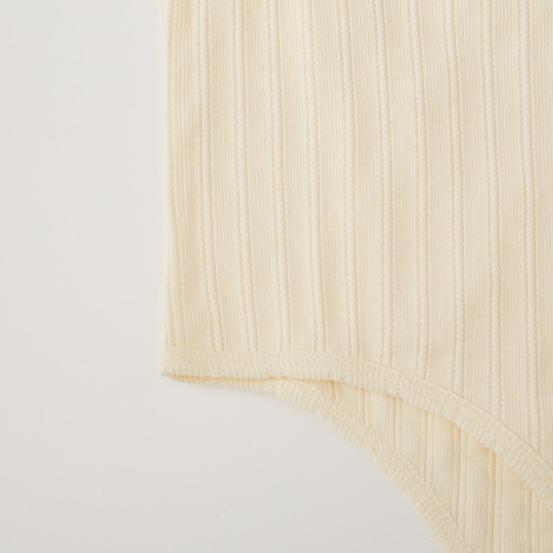 Health knit [ヘルスニット] ジャガードリブ ボディスーツ [HR26S-L308] 61 IVORY