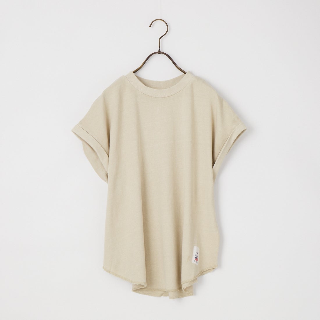 STAR&STRIPE [スターアンドストライプ] 別注 カットオフ ラウンドヘム ロールアップTシャツ [SSMD-213-JF] HARBOR MIS