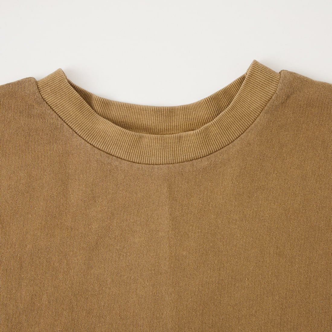 STAR&STRIPE [スターアンドストライプ] 別注 カットオフ ラウンドヘム ロールアップTシャツ [SSMD-213-JF] COCA MOCHA