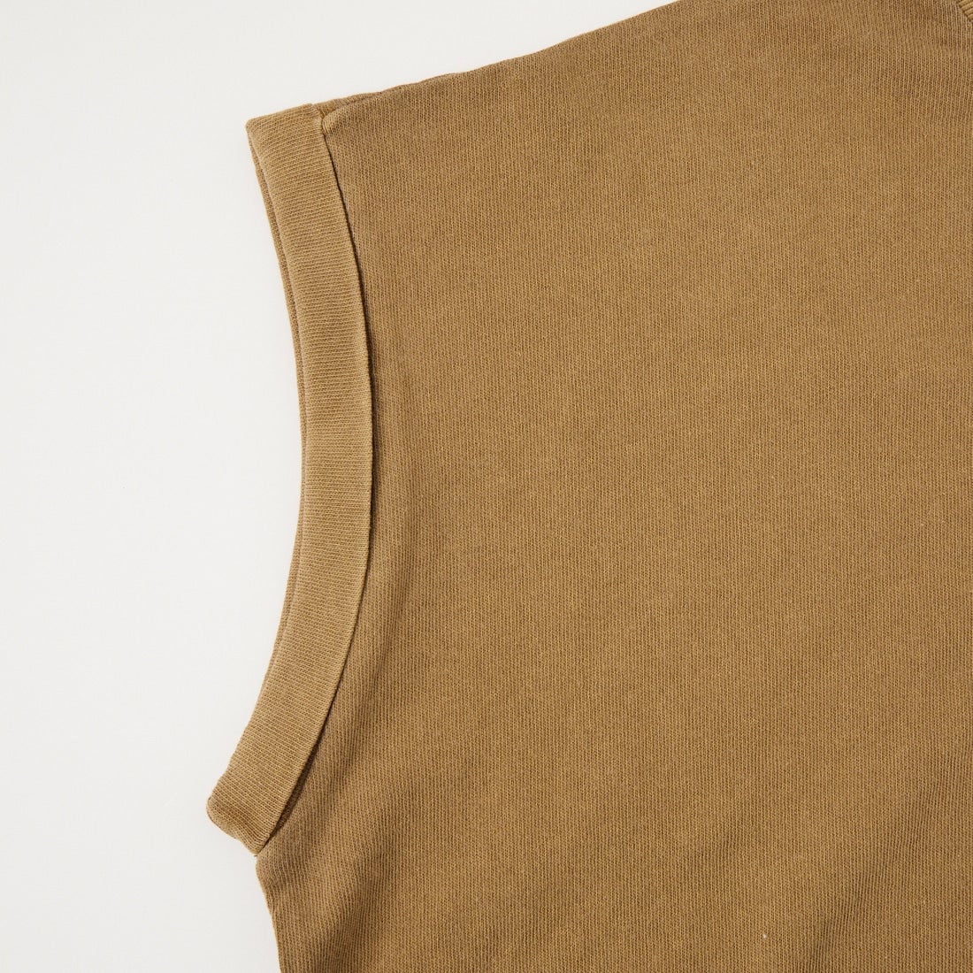 STAR&STRIPE [スターアンドストライプ] 別注 カットオフ ラウンドヘム ロールアップTシャツ [SSMD-213-JF] COCA MOCHA