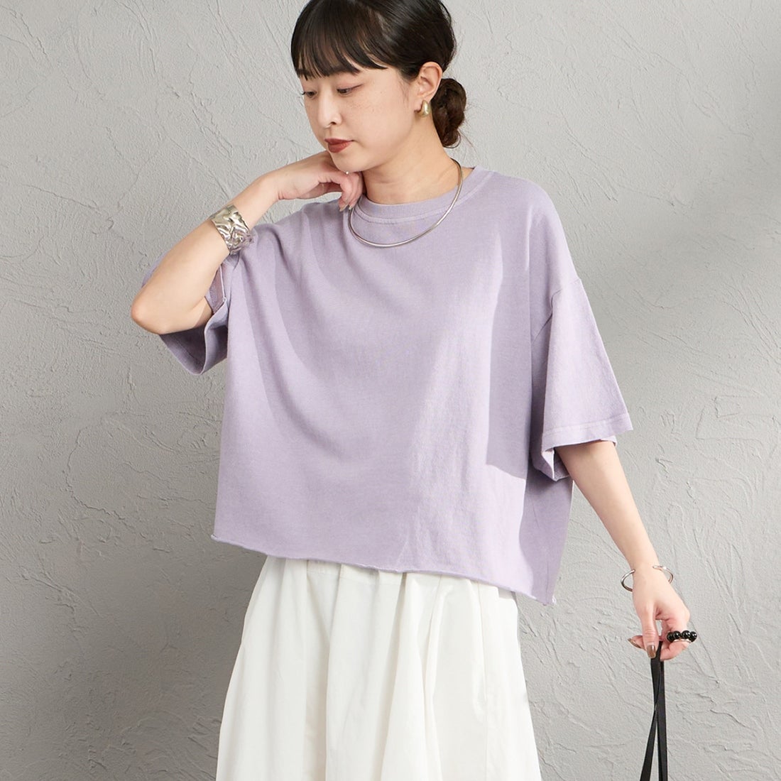 STAR&STRIPE [スターアンドストライプ] 別注 カットオフ ショート丈ワイドシルエットTシャツ [SSMD-095-JF]