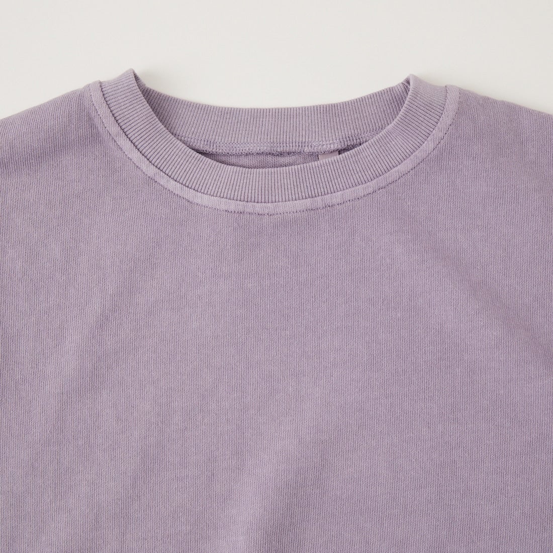 STAR&STRIPE [スターアンドストライプ] 別注 カットオフ ショート丈ワイドシルエットTシャツ [SSMD-095-JF] LAVENDER