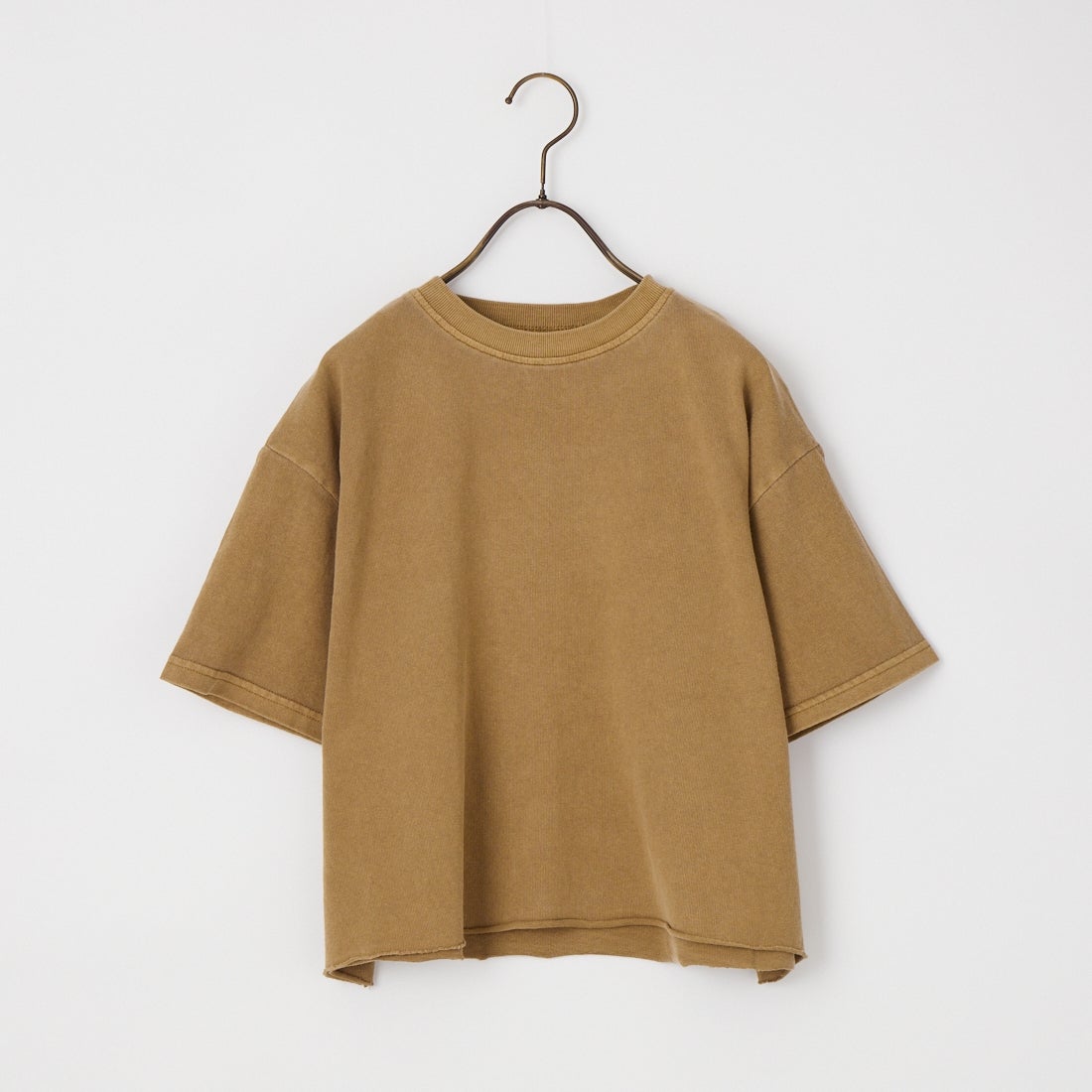 STAR&STRIPE [スターアンドストライプ] 別注 カットオフ ショート丈ワイドシルエットTシャツ [SSMD-095-JF] COCA MOCHA