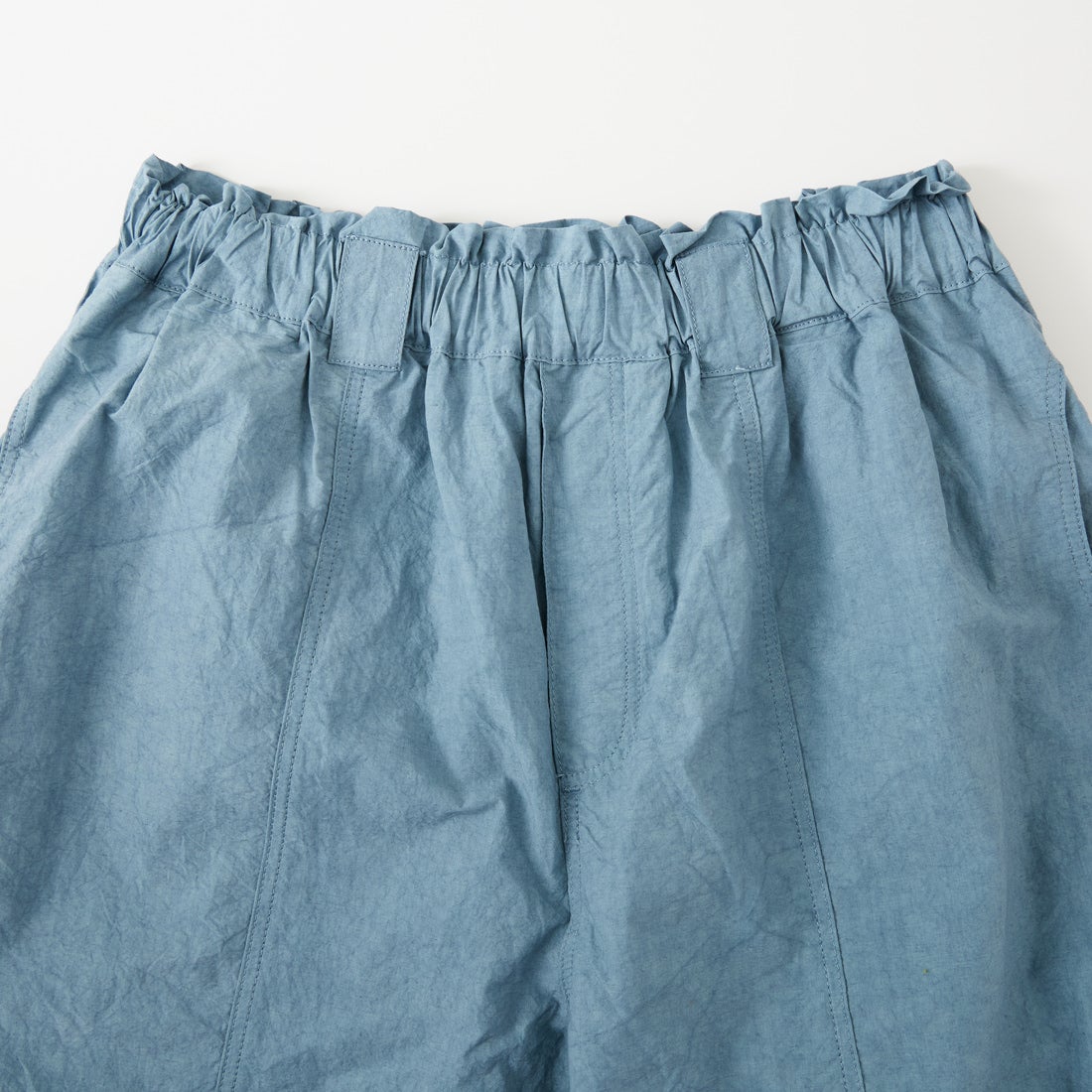 tumugu: [ツムグ] コットンリネンタイプライターファナージュパンツ [TB26128] 72 LT.BLUE