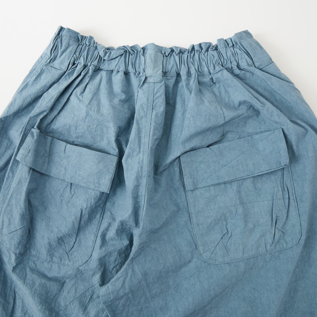 tumugu: [ツムグ] コットンリネンタイプライターファナージュパンツ [TB26128] 72 LT.BLUE