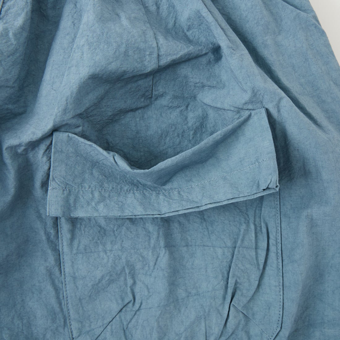 tumugu: [ツムグ] コットンリネンタイプライターファナージュパンツ [TB26128] 72 LT.BLUE