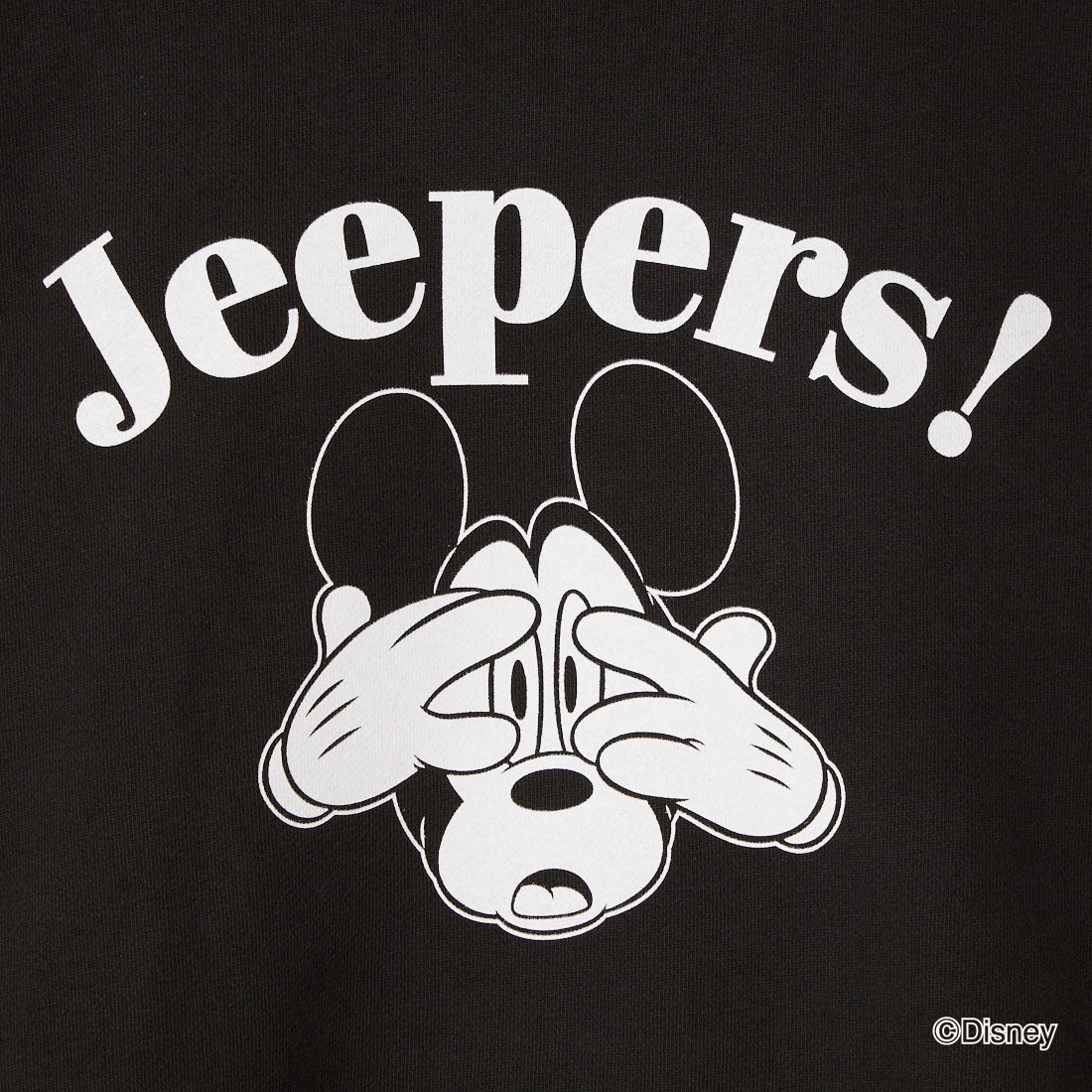 +81 BRANCA [ハチイチブランカ] MICKEY MOUSE/サイドジップショートスリーブTシャツ [81B-26SS-CS10] CHARCOAL