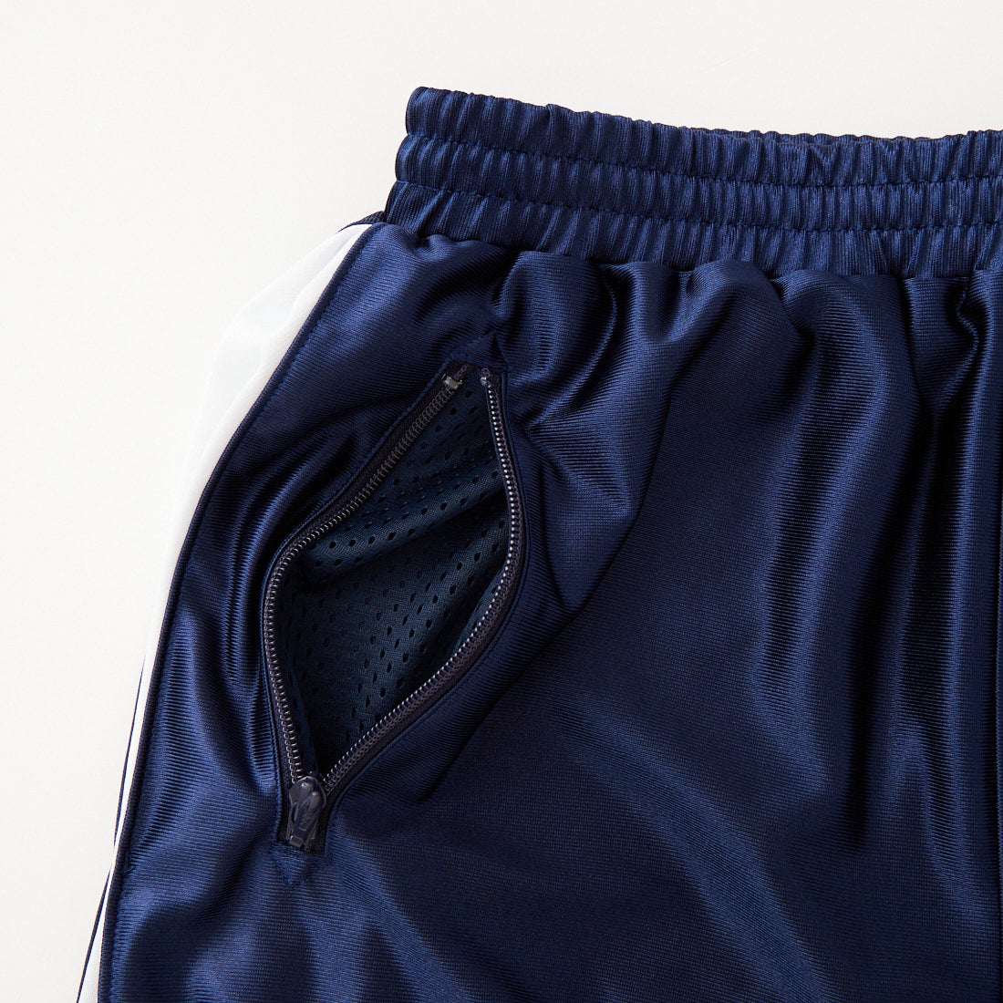 Needles [ニードルズ] トリコットサテントラックパンツ [SX218] A NAVY