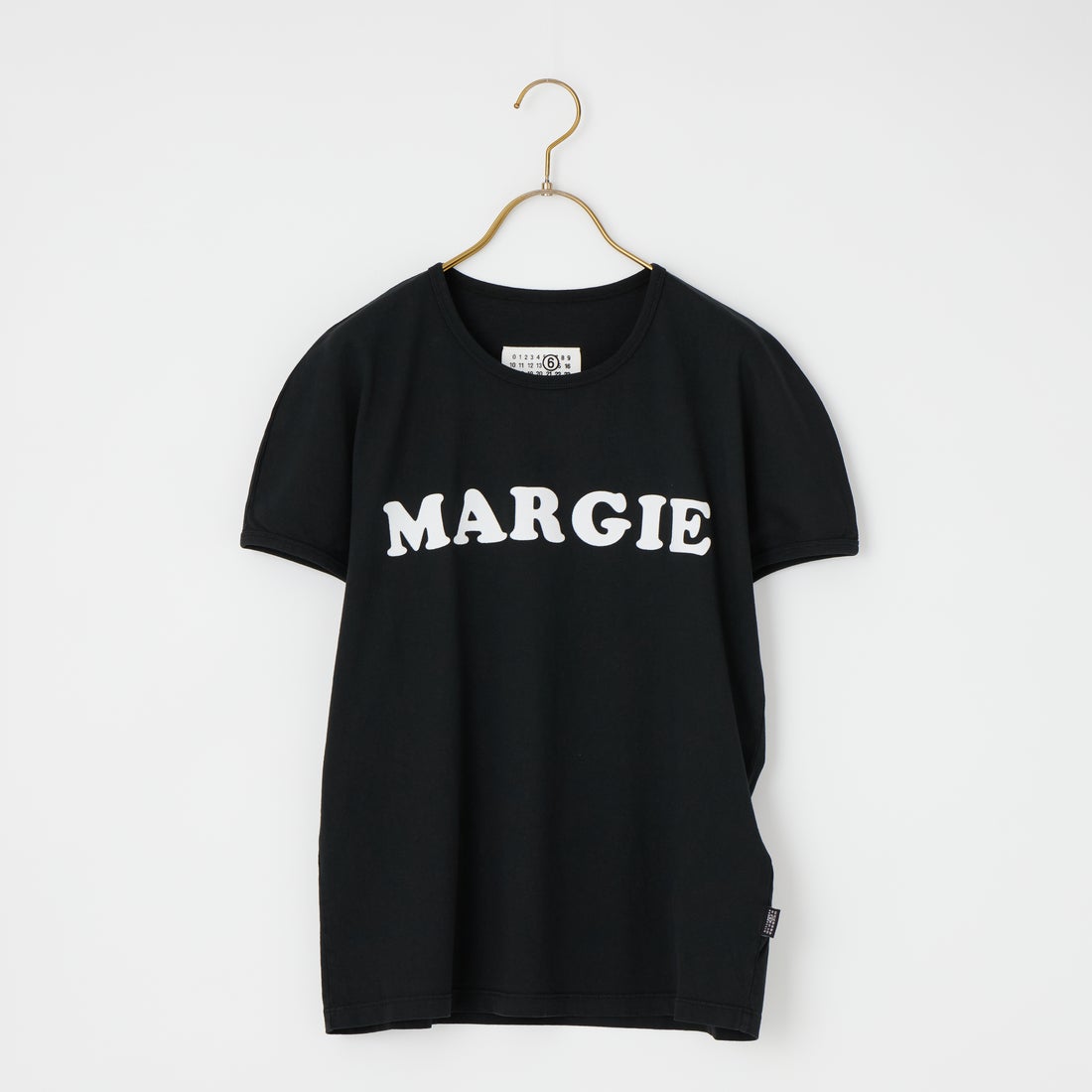 MM6 Maison Margiela [エムエムシックス メゾン マルジェラ] ショートスリーブロゴTシャツ [S62GD0212-M20108] 900 BLACK