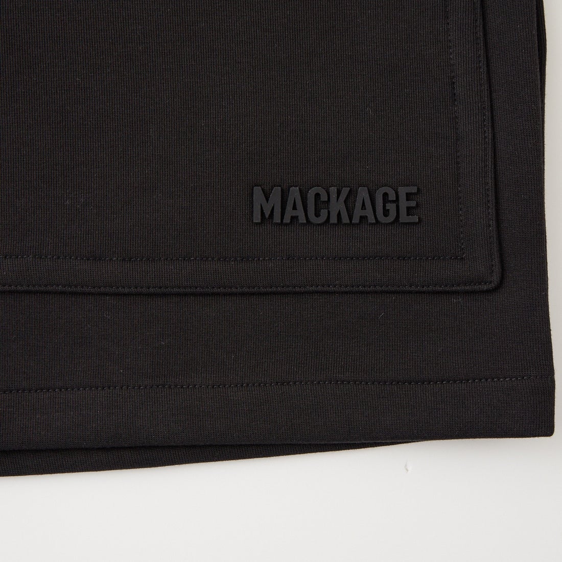 MACKAGE [マッカージュ] ELWOOD-R ダブルフェイスジャージーショーツ [10861505] BLACK