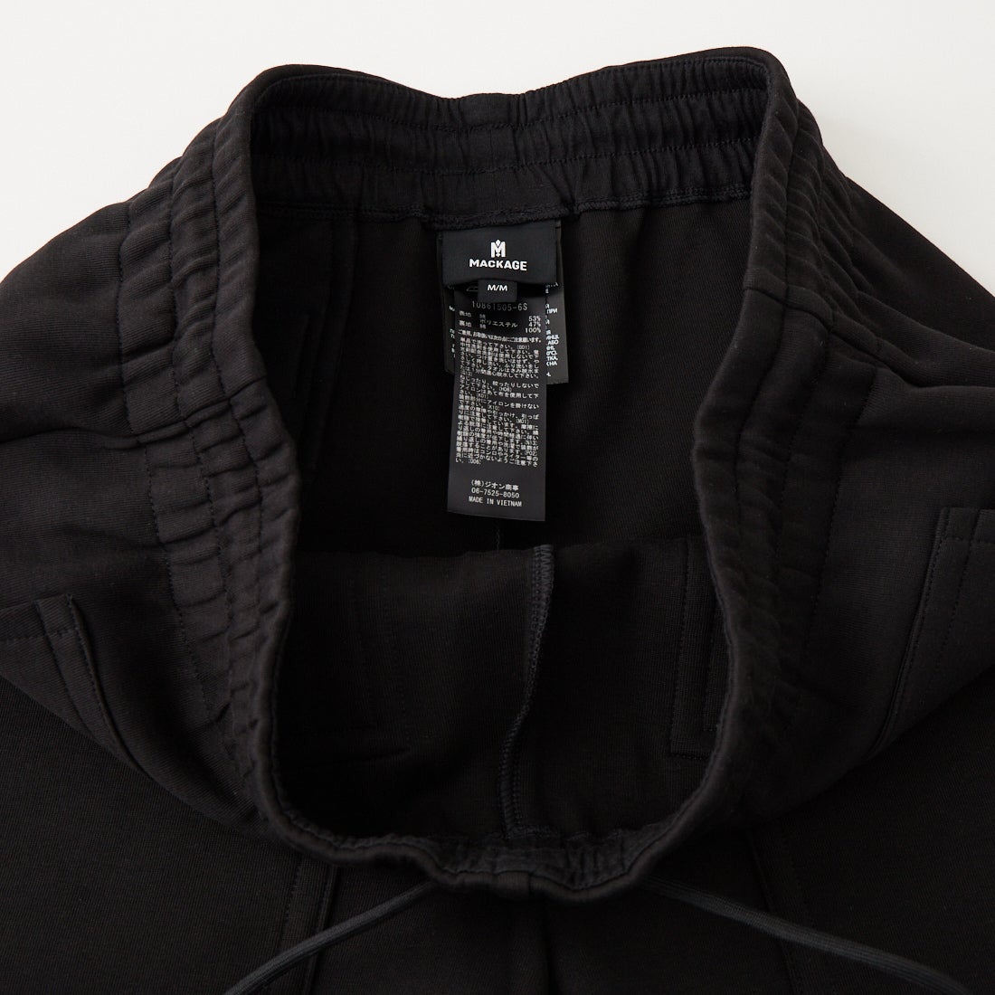 MACKAGE [マッカージュ] ELWOOD-R ダブルフェイスジャージーショーツ [10861505] BLACK