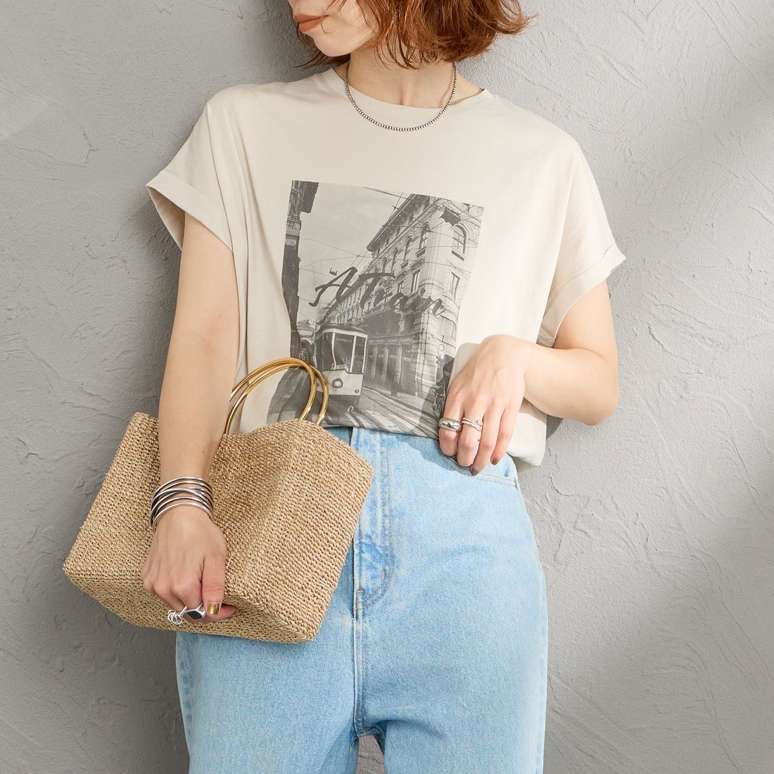 BEIGE&&モデル身長：158cm 着用サイズ：F&&