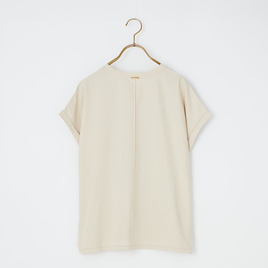 MICA&DEAL [マイカアンドディール] フォトプリントラウンドヘムTシャツ [0126209112] BEIGE