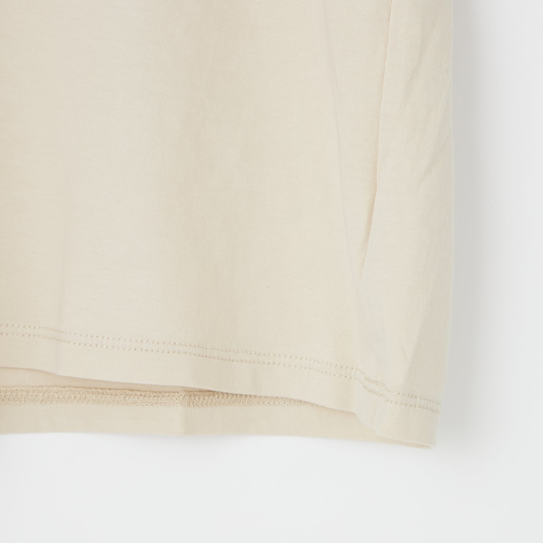 MICA&DEAL [マイカアンドディール] フォトプリントラウンドヘムTシャツ [0126209112] BEIGE