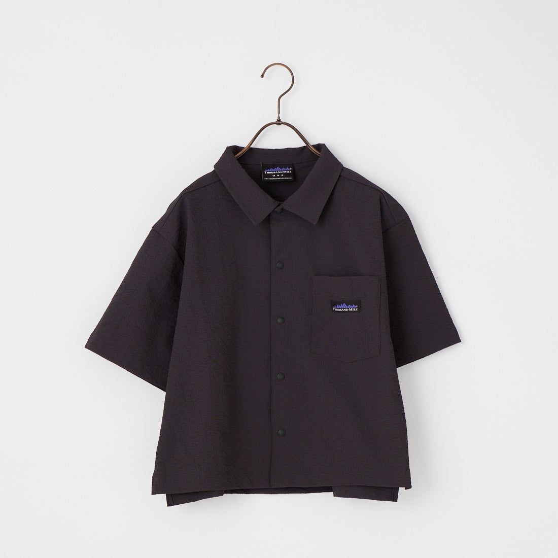 THOUSAND MILE [サウザンド マイル] 別注 シアサッカー サマーバケーション ワイドパンツセットアップ [TM261SS50812-JF] 19 CHARCOA