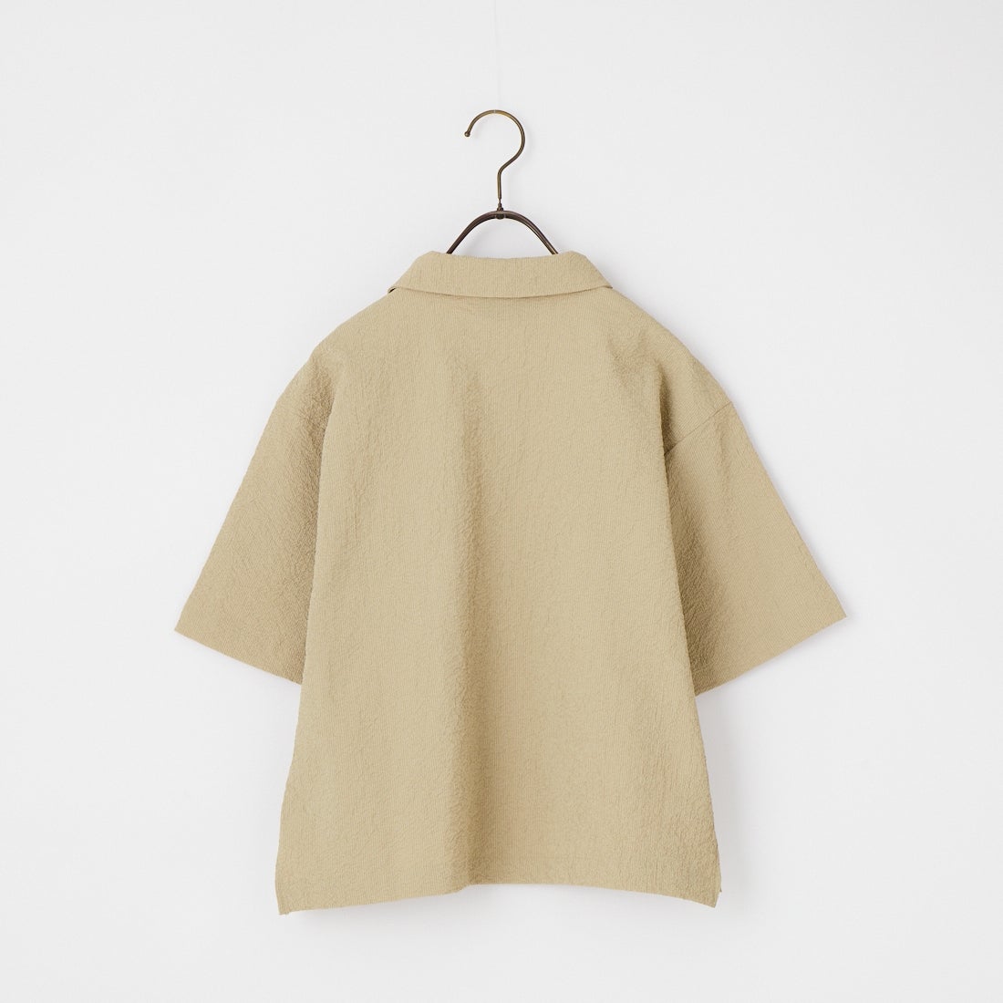 THOUSAND MILE [サウザンド マイル] 別注 シアサッカー サマーバケーション ワイドパンツセットアップ [TM261SS50812-JF] 23 BEIGE