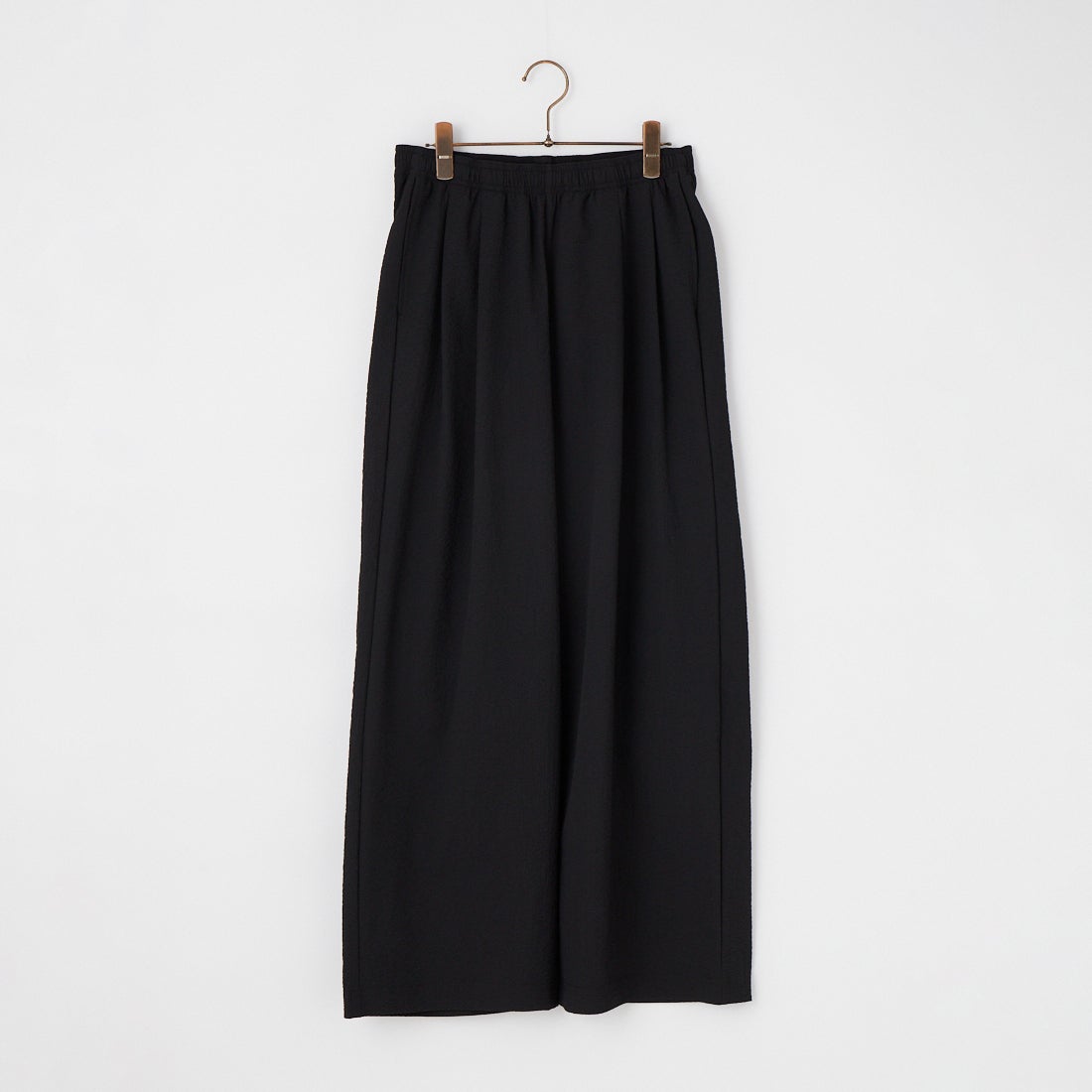 THOUSAND MILE [サウザンド マイル] 別注 シアサッカー サマーバケーション ワイドパンツセットアップ [TM261SS50812-JF] 09 BLACK