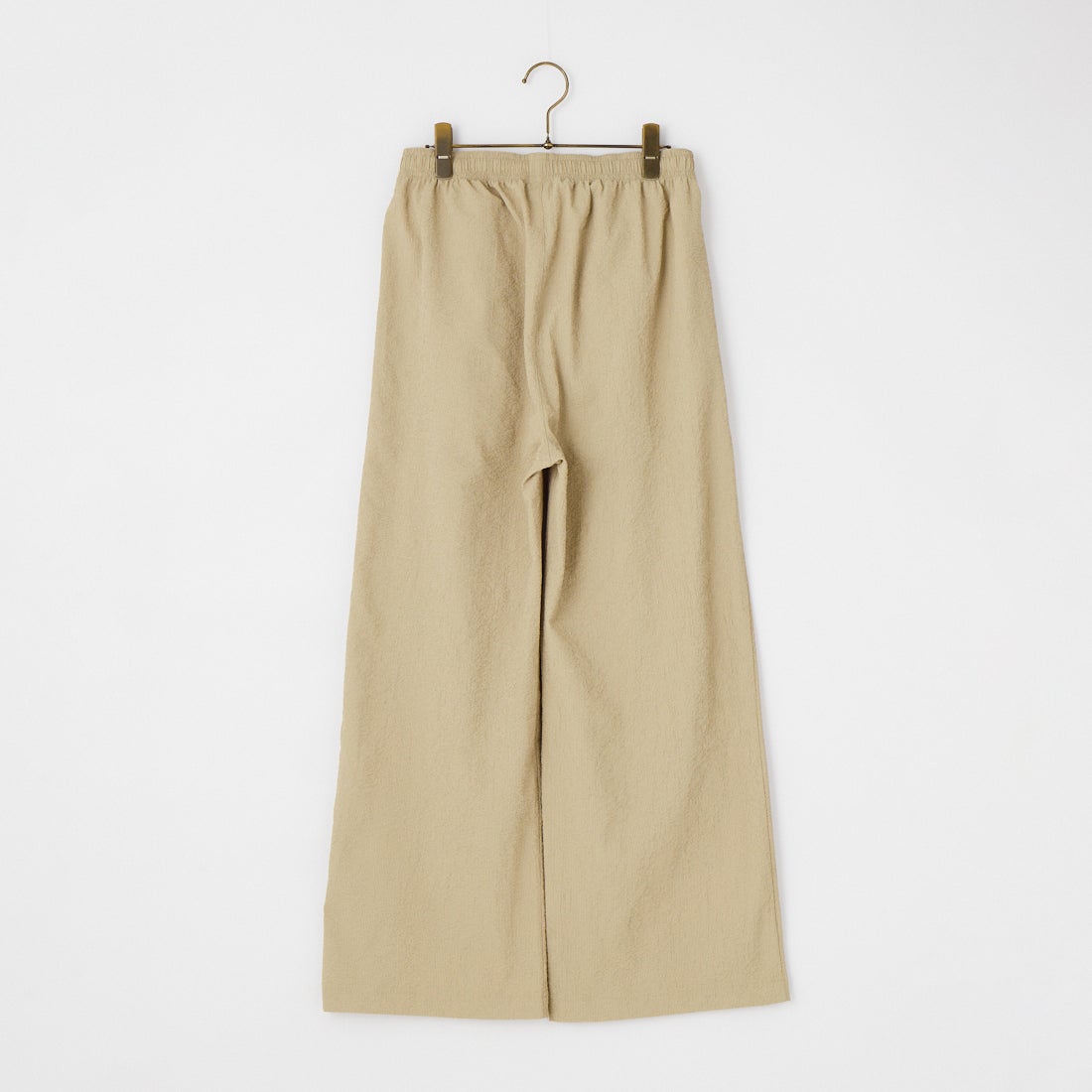 THOUSAND MILE [サウザンド マイル] 別注 シアサッカー サマーバケーション ワイドパンツセットアップ [TM261SS50812-JF] 23 BEIGE