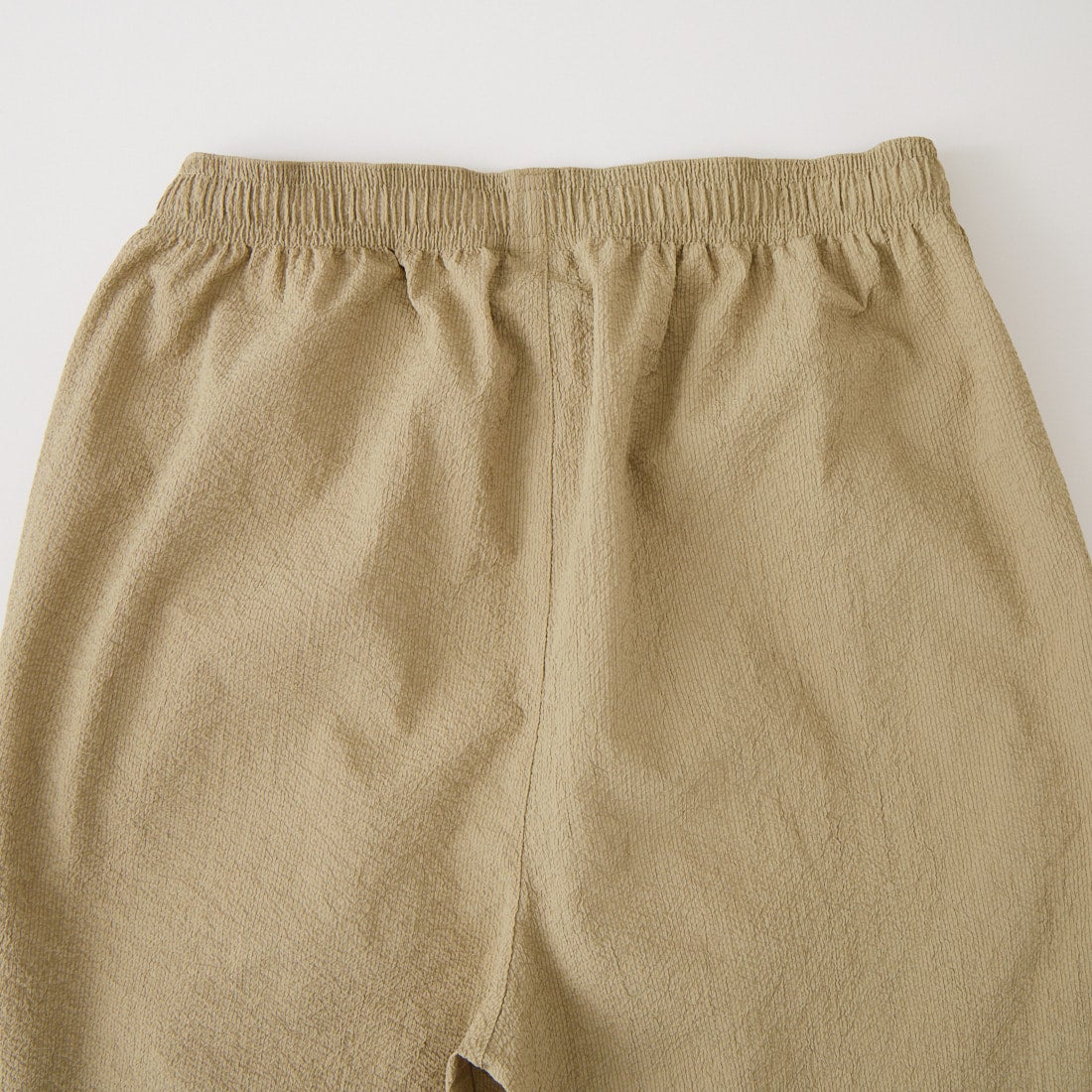 THOUSAND MILE [サウザンド マイル] 別注 シアサッカー サマーバケーション ワイドパンツセットアップ [TM261SS50812-JF] 23 BEIGE