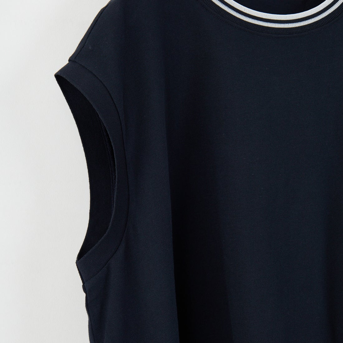 FRED PERRY [フレッドペリー] シアーティップラインノースリーブTシャツ [G2175] 608 NAVY