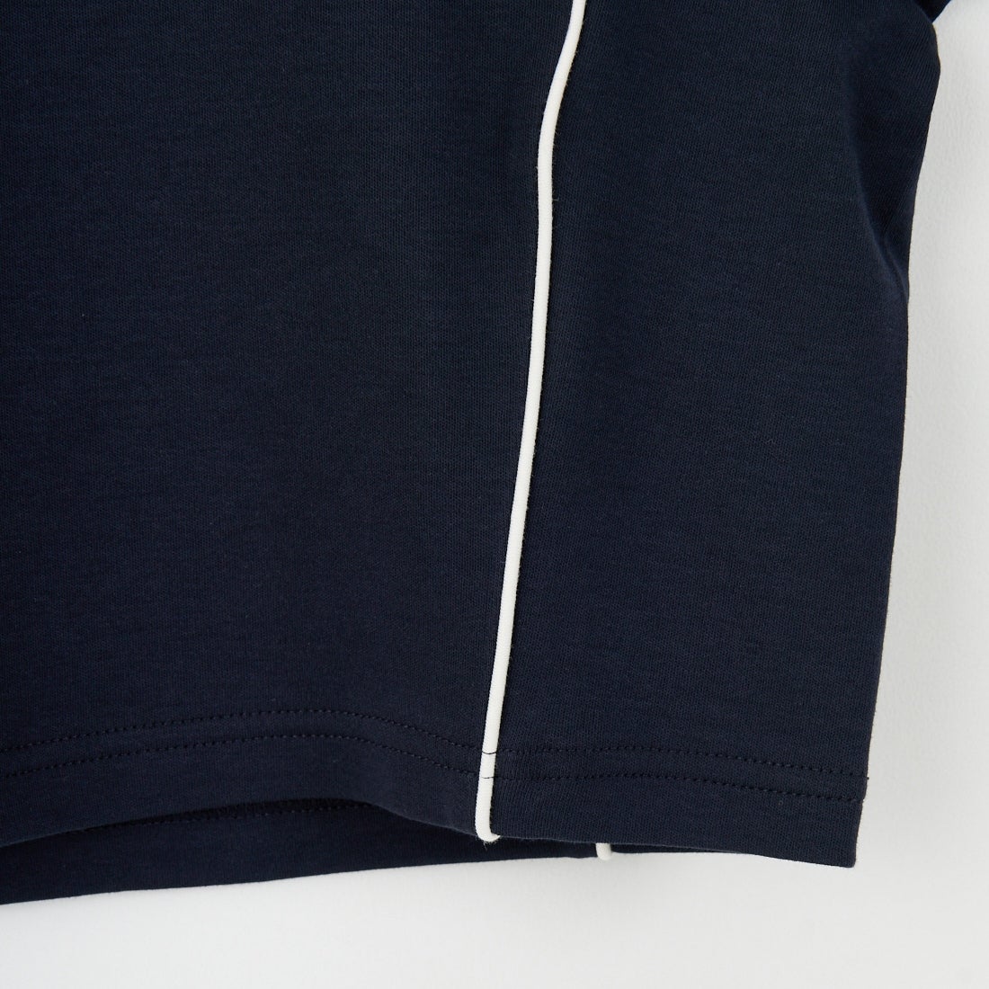 FRED PERRY [フレッドペリー] パイピングシームモックネックTシャツ [G2165] 608 NAVY