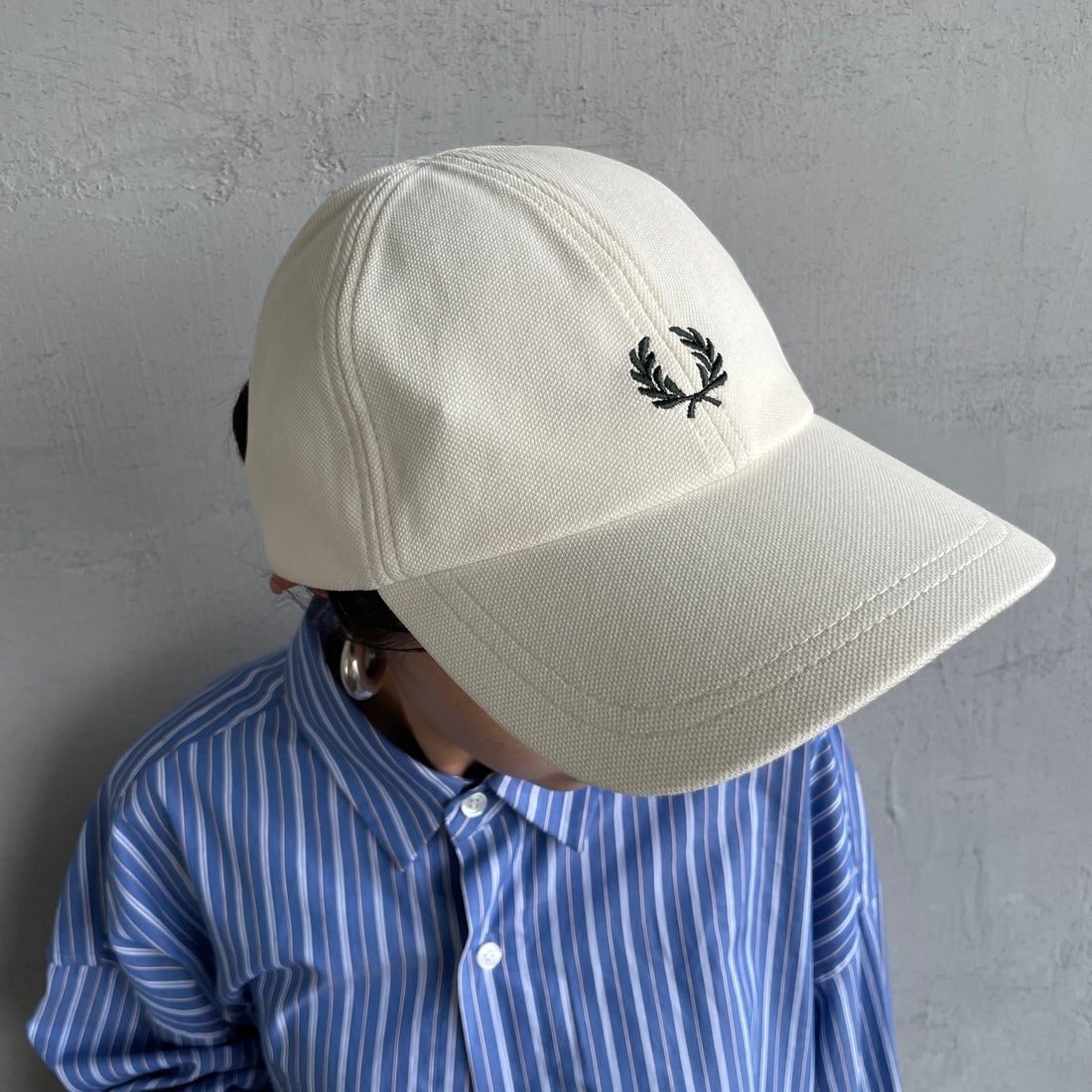 FRED PERRY [フレッドペリー] ピケクラシックキャップ [HW2295] 13B ECR/GR