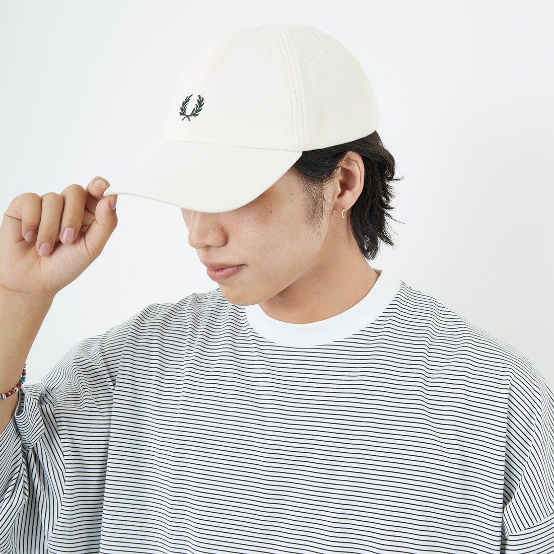 FRED PERRY [フレッドペリー] ピケクラシックキャップ [HW2295] 13B ECR/GR