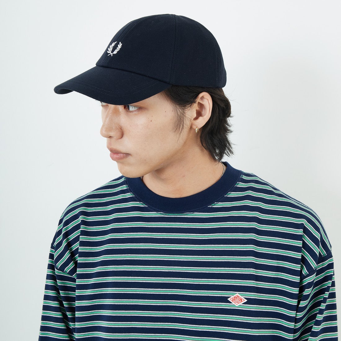 FRED PERRY [フレッドペリー] ピケクラシックキャップ [HW2295] 267 NVY/SN