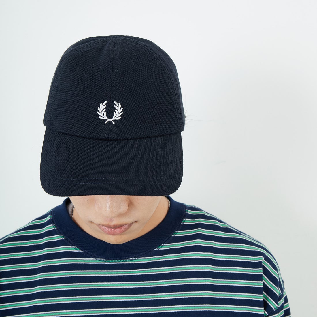 FRED PERRY [フレッドペリー] ピケクラシックキャップ [HW2295] 267 NVY/SN