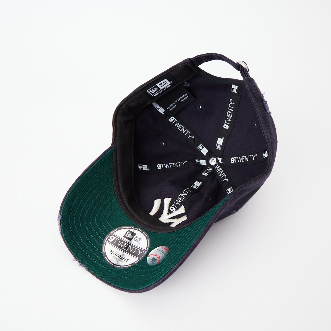 NEW ERA [ニューエラ] 9TWENTY MLB バイザーロゴ ダメージ ニューヨーク･ヤンキース [14745044] NVY