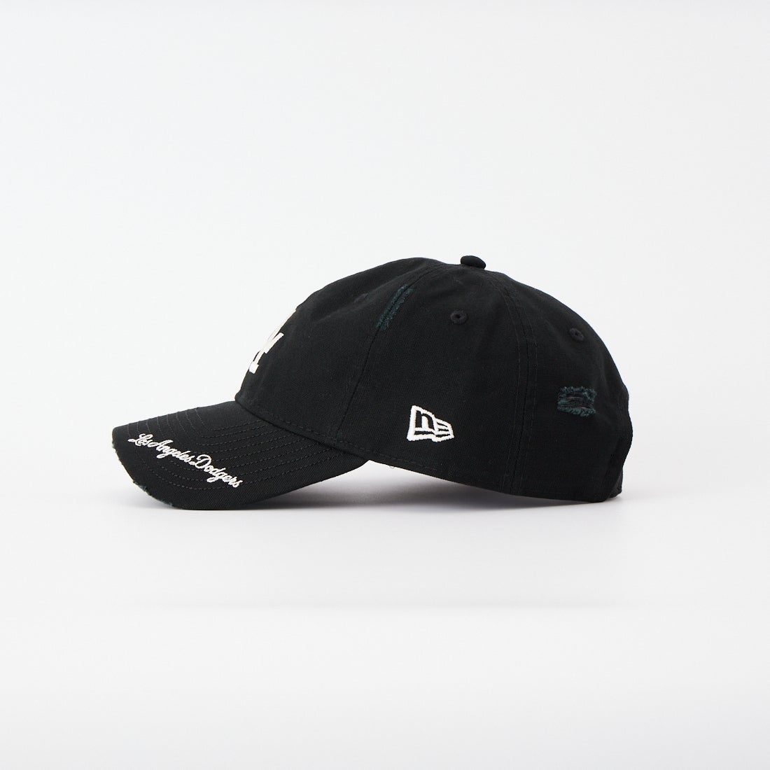 NEW ERA [ニューエラ] 9TWENTY MLB バイザーロゴ ダメージ ロサンゼルス・ドジャース [14745079] BLK