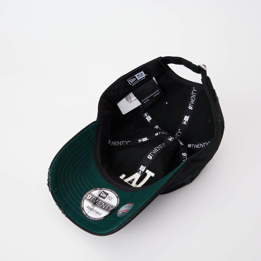 NEW ERA [ニューエラ] 9TWENTY MLB バイザーロゴ ダメージ ロサンゼルス・ドジャース [14745079] BLK