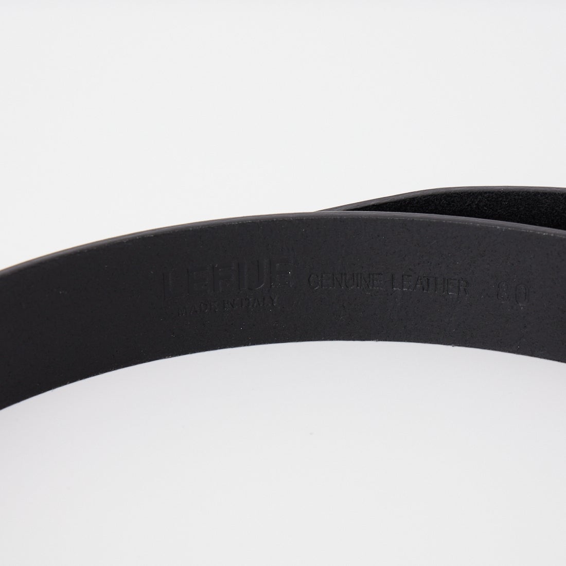 LEFIJE [レフィエ] Cow カウレザーベルト [M4925A] 01 BLACK
